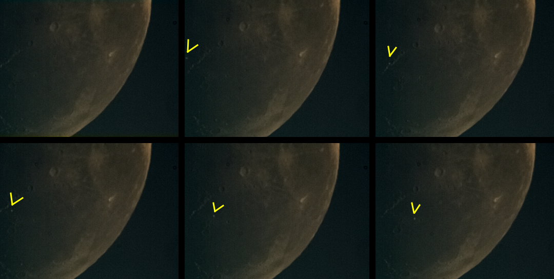 Tránsito de la ISS sobre la Luna