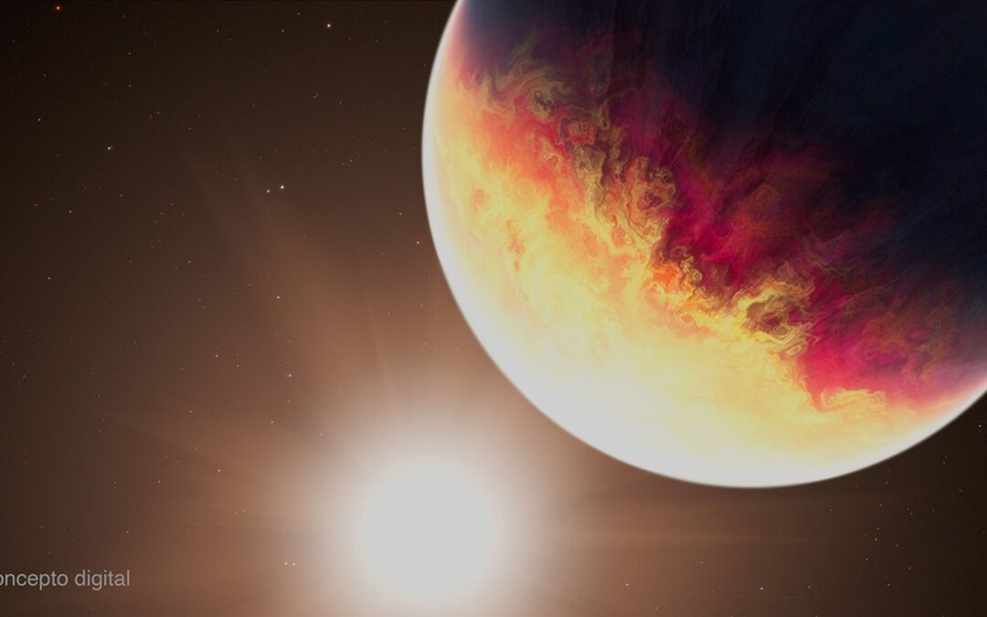 Telescopio Webb de la NASA detecta un exoplaneta asándose
