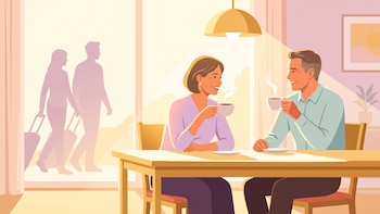 El síndrome del nido vacío no siempre reduce la felicidad de los padres